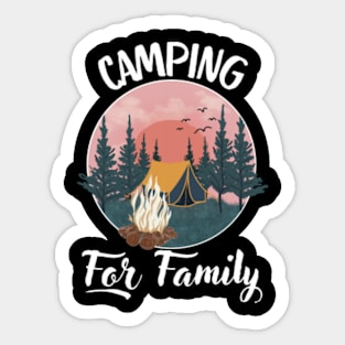 Camping-For-Family Sticker